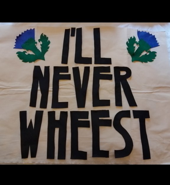 Missing banner alert! 
It has been missing since #LetWomenSpeakGlasgow2 and the woman who commissioned it would love to have it back! Send me a dm if it followed you home!