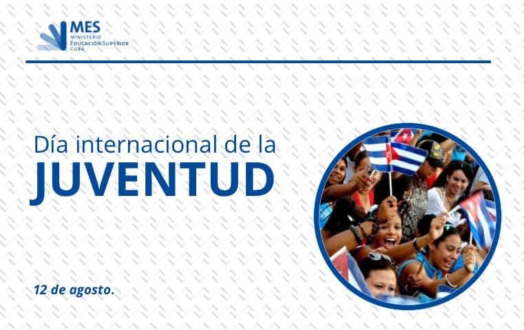 Es 12 de agosto y #Cuba celebra el Día Internacional de la Juventud. Nuestros jóvenes son impulso, alegría, compromiso, continuidad y esperanza. En ellos está la fuerza motriz de la Patria.
¡Desde #SantiagoDeCuba, muchas felicidades!
#CubaEstáFirme
#100AñosConFidel