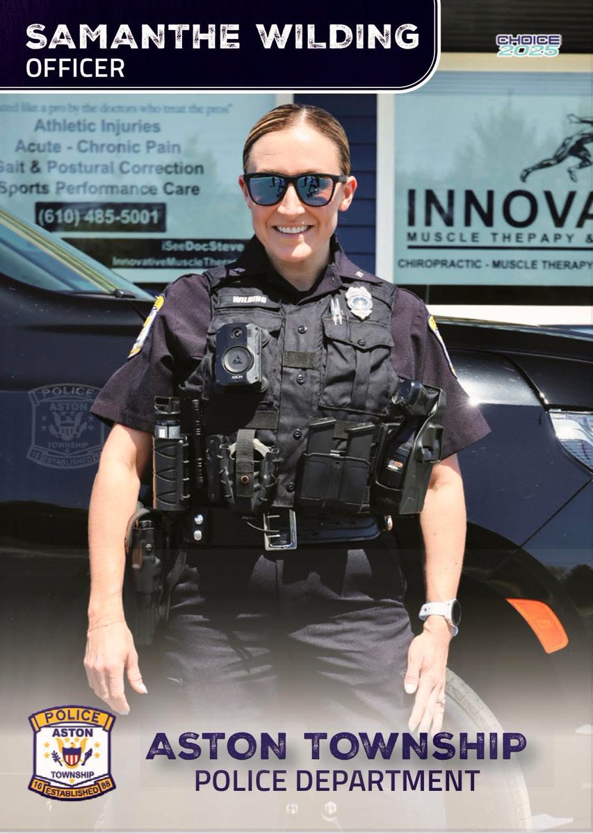 Card #30 is Officer Samanthe Wilding.  Her card can be picked up at Innovative Muscle Therapy &amp; Pain Center located at 2770 Concord Road, Aston.  Cards will be handed out Monday 10am to 2pm, Tuesday 8am to 3pm, Wednesday through Friday 9am to 2pm.  Released date: 08/12/25.