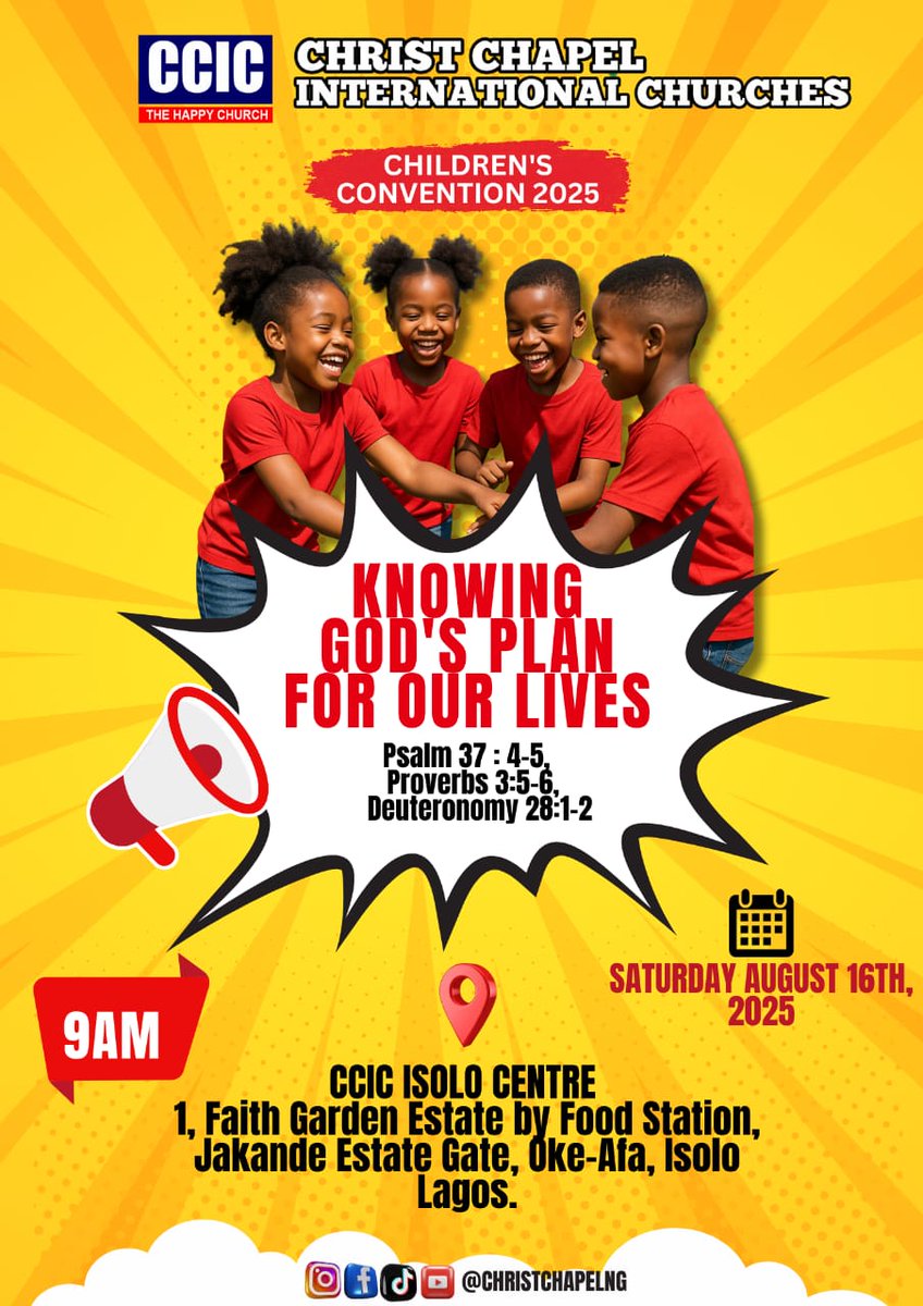 Christ Chapel Isolo Worship Center tweet media