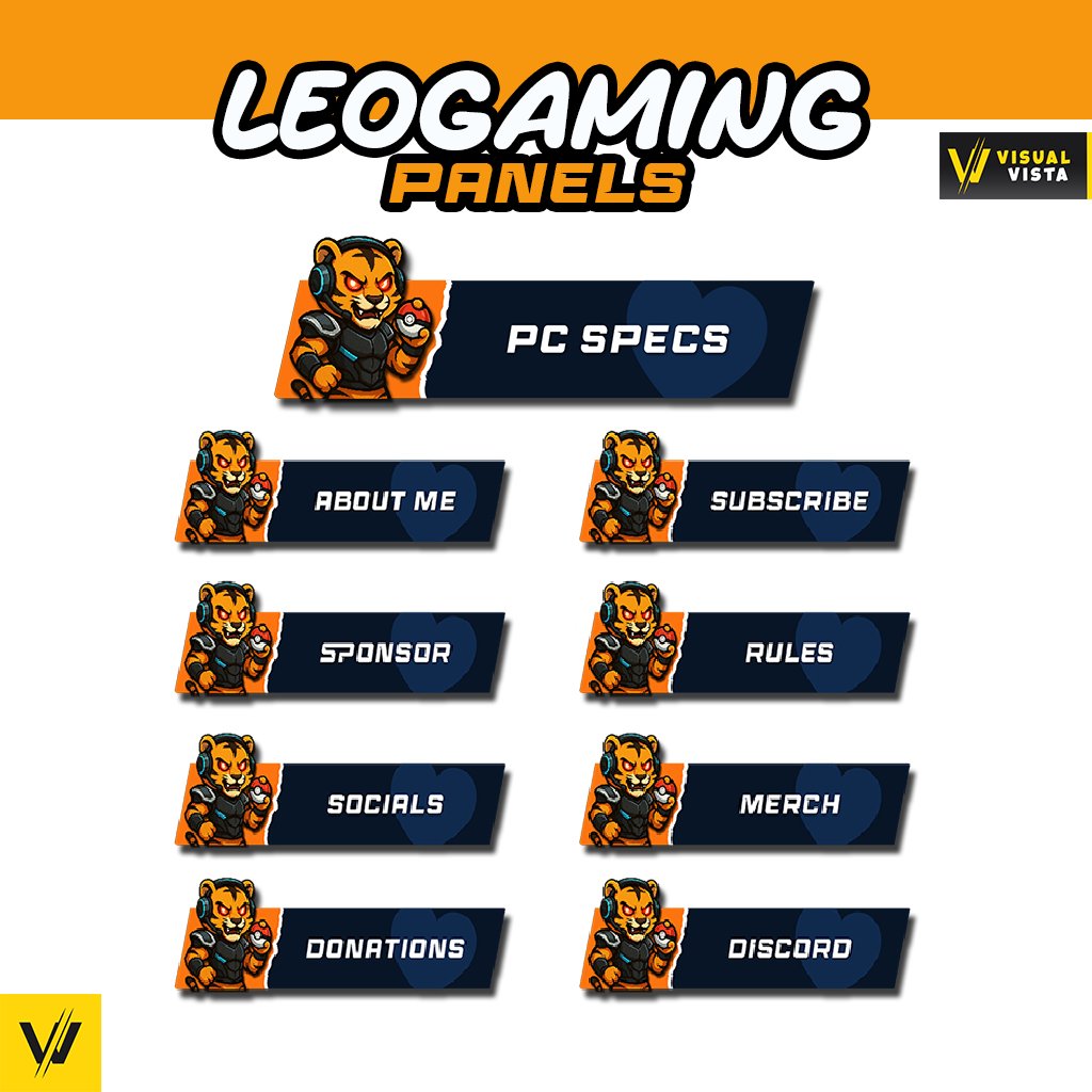 TWITCH PANELS FOR <a href="/LeoGamingTwitc1/">Leo Gaming</a> 🙏 Who's next??
