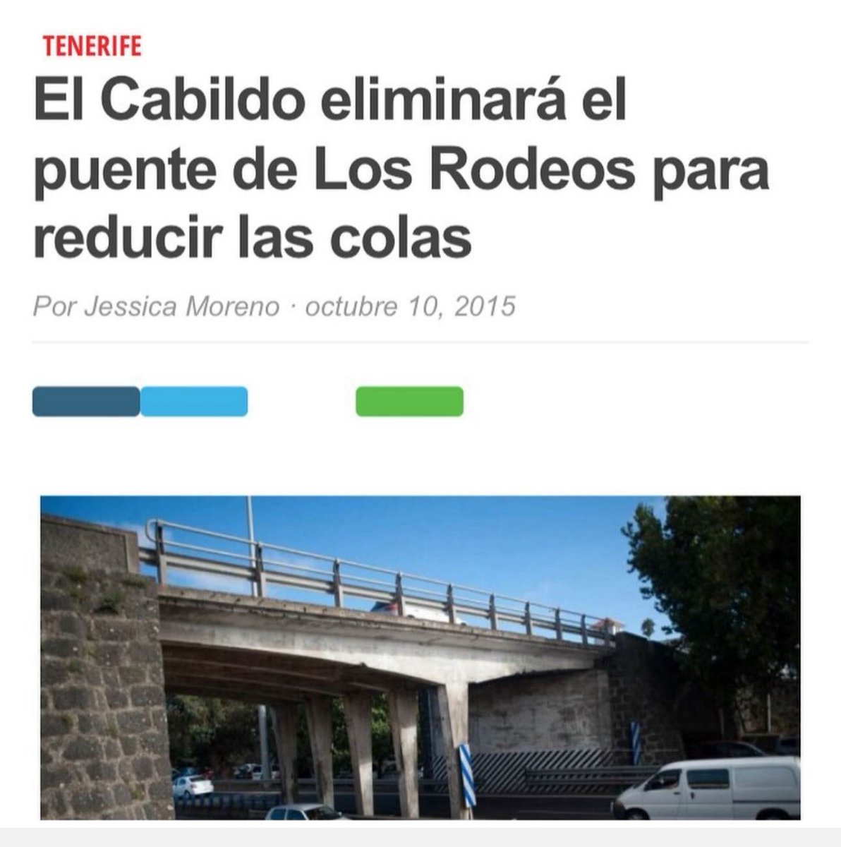TenerifeVial's tweet photo. ( Noticia del 2015 )

10 años después y no lo han hecho.

/cc @carreterasTF @CabildoTenerife https://t.co/Ou80bOwQmw