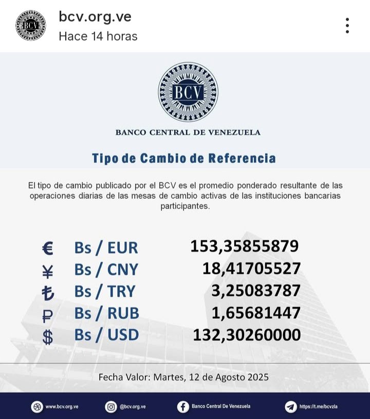Señores 
<a href="/BCV_ORG_VE/">Banco Central de Venezuela</a> 

Respetados señores. 

¿Cada vez más cerca del mercado libre, por ejemplo, Cúcuta? 

Esperamos que si.