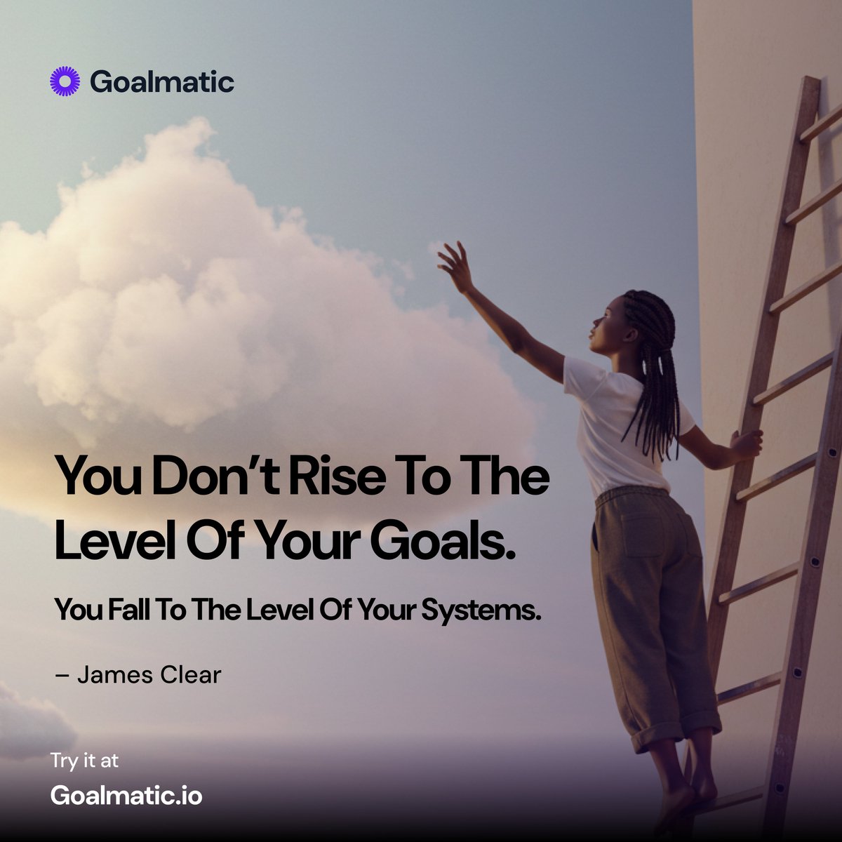 Everyone sets goals.
Only the ones with systems actually get them done.
.
.
#Goalmatic 
#goals 
#AIagents