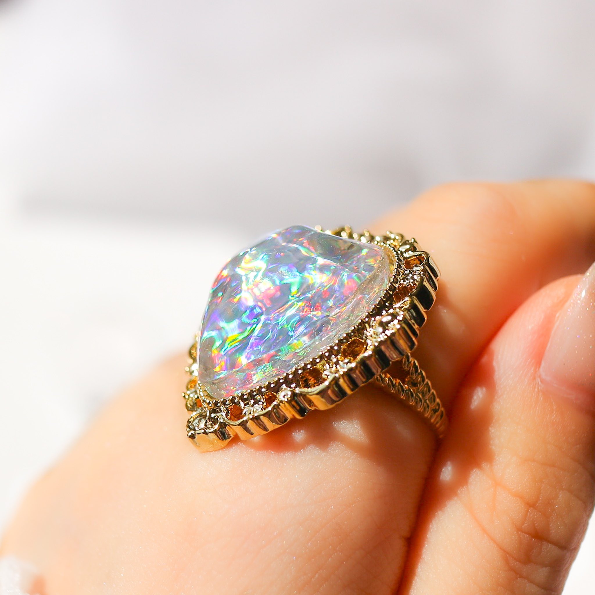 マルベリコ パルピテーションリング ゴールド ハンドメイド マルベリコ on Instagram: “パルピテーションリング(ゴールドver