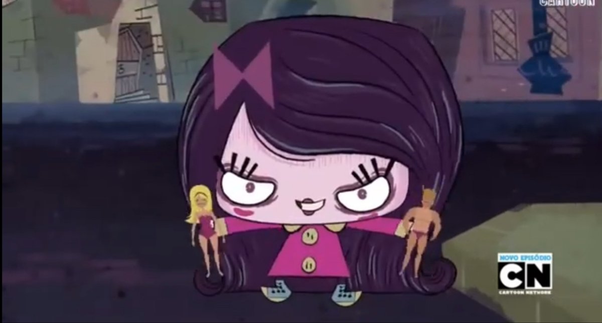 Gabriela4201560's tweet image. #hapcmc #historietasassombradas

Marilu na sua brincadeira de boneca mais inocente: