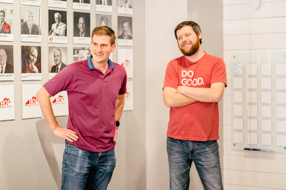 ApaxSoftware's tweet photo. Pictured here, teammates Chris Allen and Caleb King give the bell a ring to celebrate a successful product launch with MobileServe.   

More great results: https://t.co/CKE1IkiHES https://t.co/DbYDMY9YEx