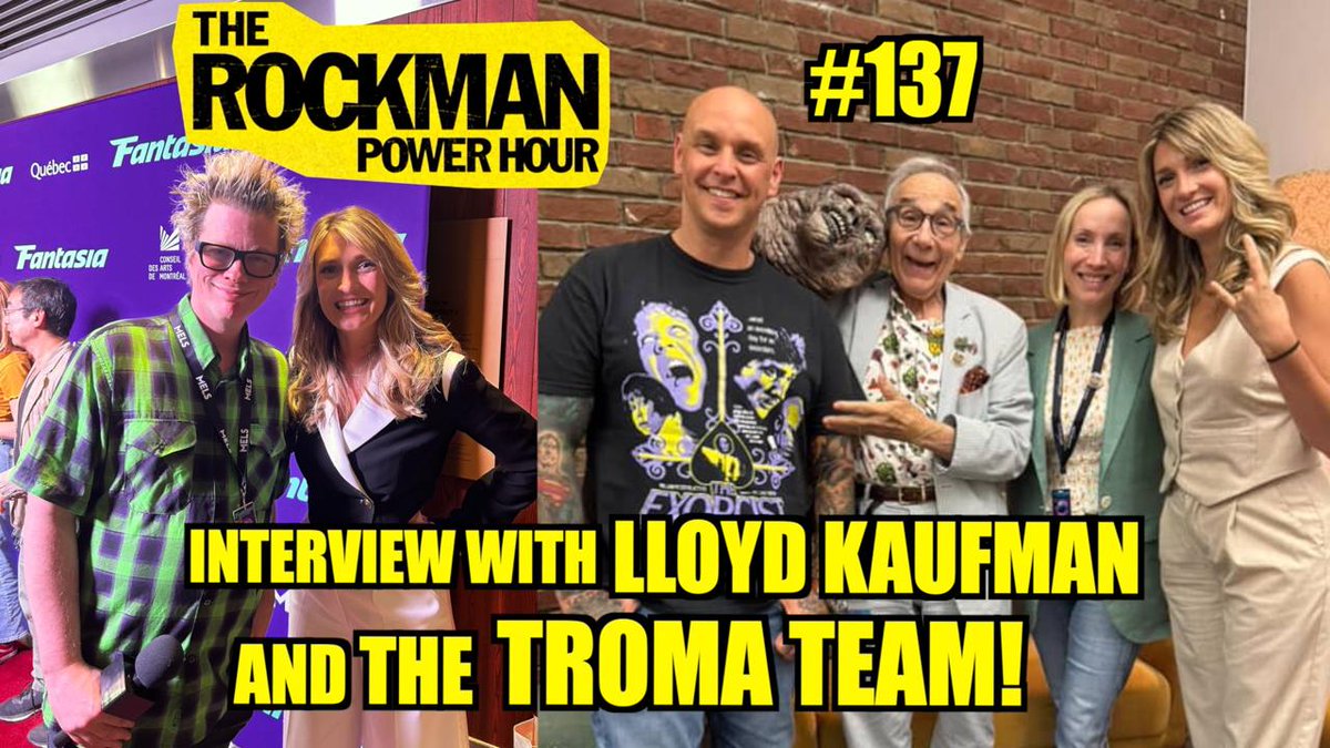 💥NEW EPISODE! Our chat with the legendary <a href="/lloydkaufman/">Lloyd Kaufman</a> during his visit to <a href="/FantasiaFest/">Fantasia International Film Festival</a> where he received a Lifetime Achievement Award: youtu.be/7t3TusbuOxk

#toxicavengers #occupycannes #lloydkaufman