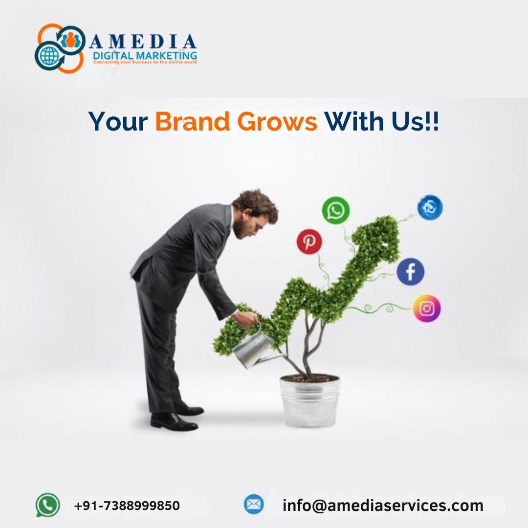 Amedia_services's tweet photo. 🌱 Your Brand Deserves to Grow! 📈
At Amedia Digital Marketing, we help your business bloom in the digital world. From social media marketing to complete brand strategy — we’ve got you covered. 🚀
💬 Let’s grow together!
📞 +91-7388999850 | ✉ info@amediaservices.com https://t.co/M2yP9Kv5iY