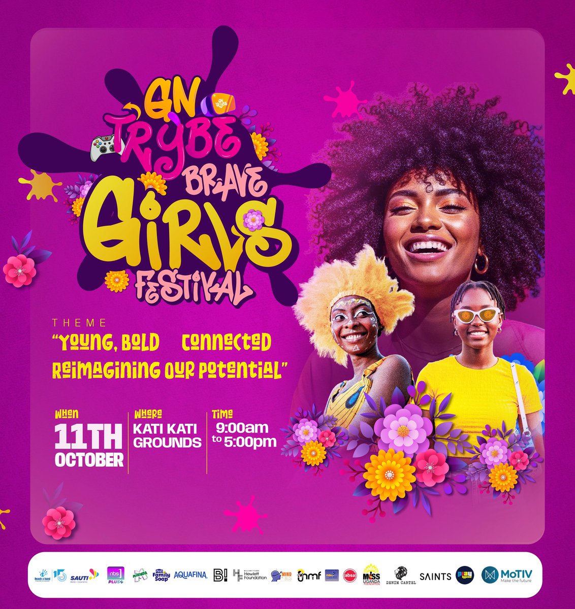 hannahhazel22's tweet photo. She’s not just showing up. She’s showing out. COLOR. CONFIDENCE. CONNECTION. ✨
This is more than a festival it’s a movement. 💜 Are you ready to Shine? 🔥Don’t forget to:
Girls who dream, dare and do this is OUR festival! 💜

#GNTrybeBraveGirlsFestival https://t.co/3uOn9KyJiU