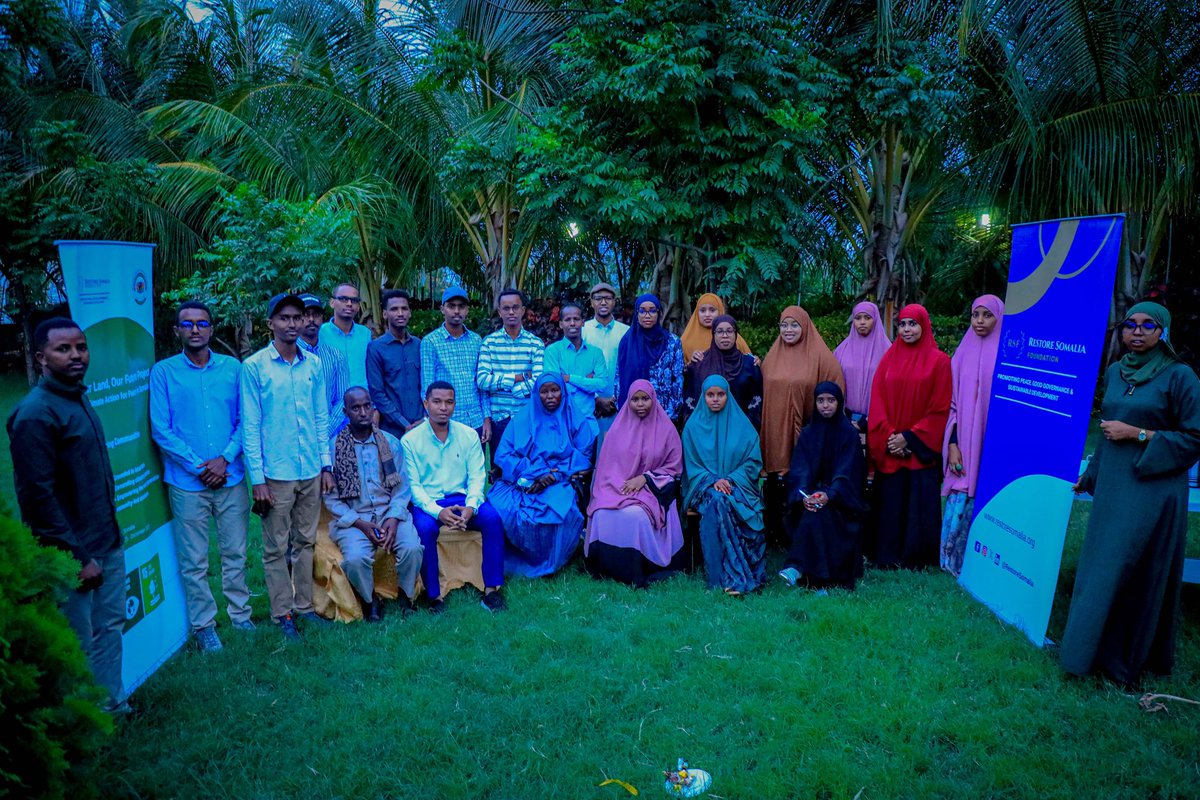 As a Climate Ambassador Leader at Restore Somalia Foundation, I was honored to host a Community Dialogue on Conflict &amp; Climate Resilience. Diverse voices came together to discuss the climate–conflict link &amp; share solutions for peace, resilience &amp; sustainable futures.