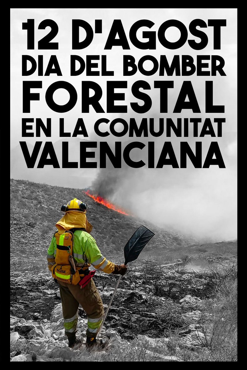 GVAbforestals's tweet photo. Frente al fuego, siempre en primera línea.

Hoy rendimos homenaje a quienes protegen nuestros montes y nuestras vidas. 🌲🚒

Gracias, #BomberosForestales de la Comunitat Valenciana, por vuestro valor y entrega.
#DiaDelBomberoForestal
 #CV https://t.co/CY8eJ20PzP