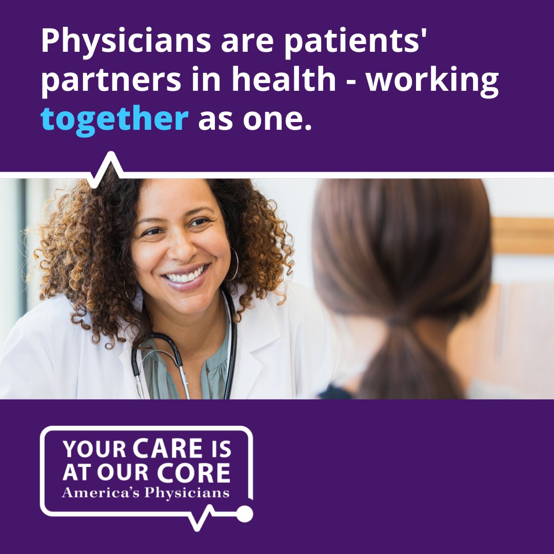 Physicians become physicians because they’re driven to help others. By dedicating time to each patient, they provide personalized care to the patients they serve. More: howwhitecoatswork.org #YourCareisatOurCore