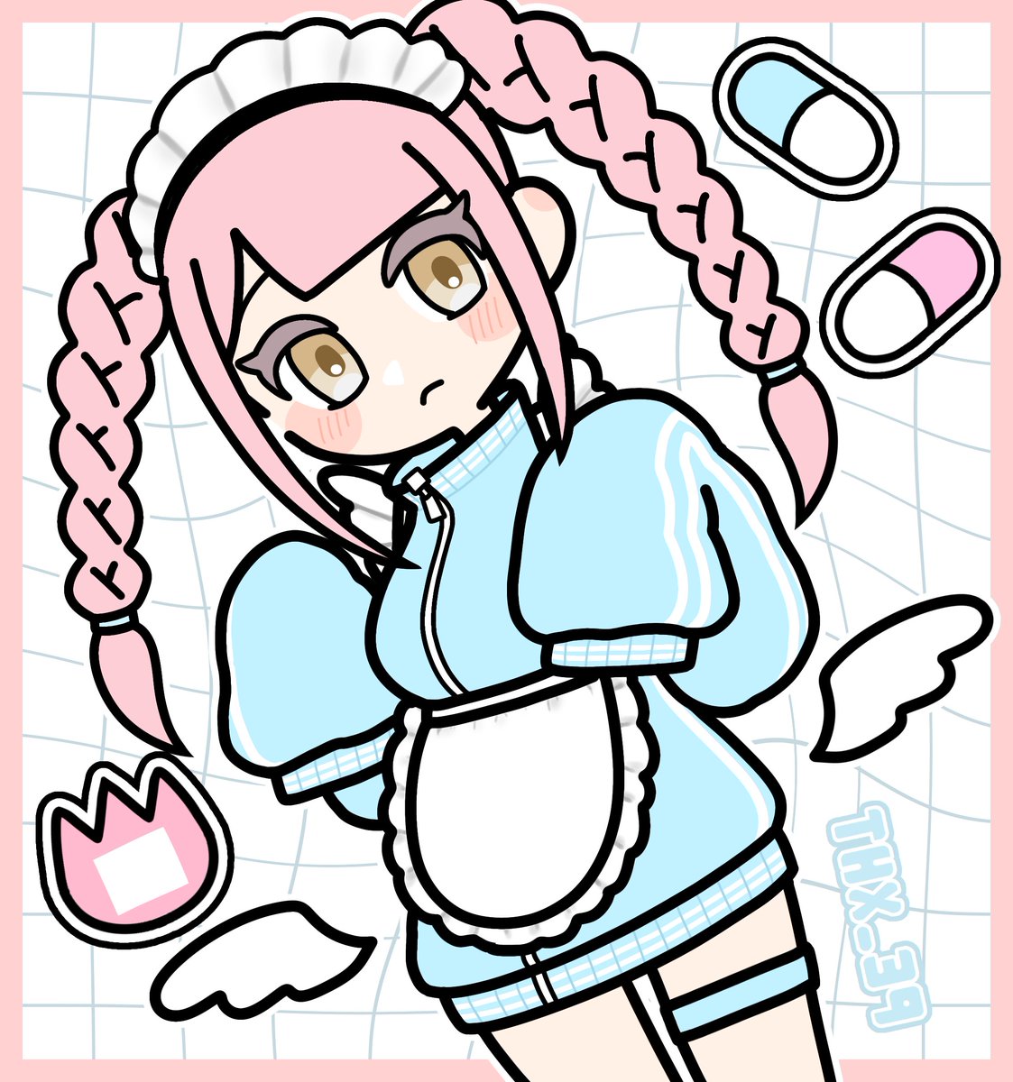 ジャージメイド
 #創作