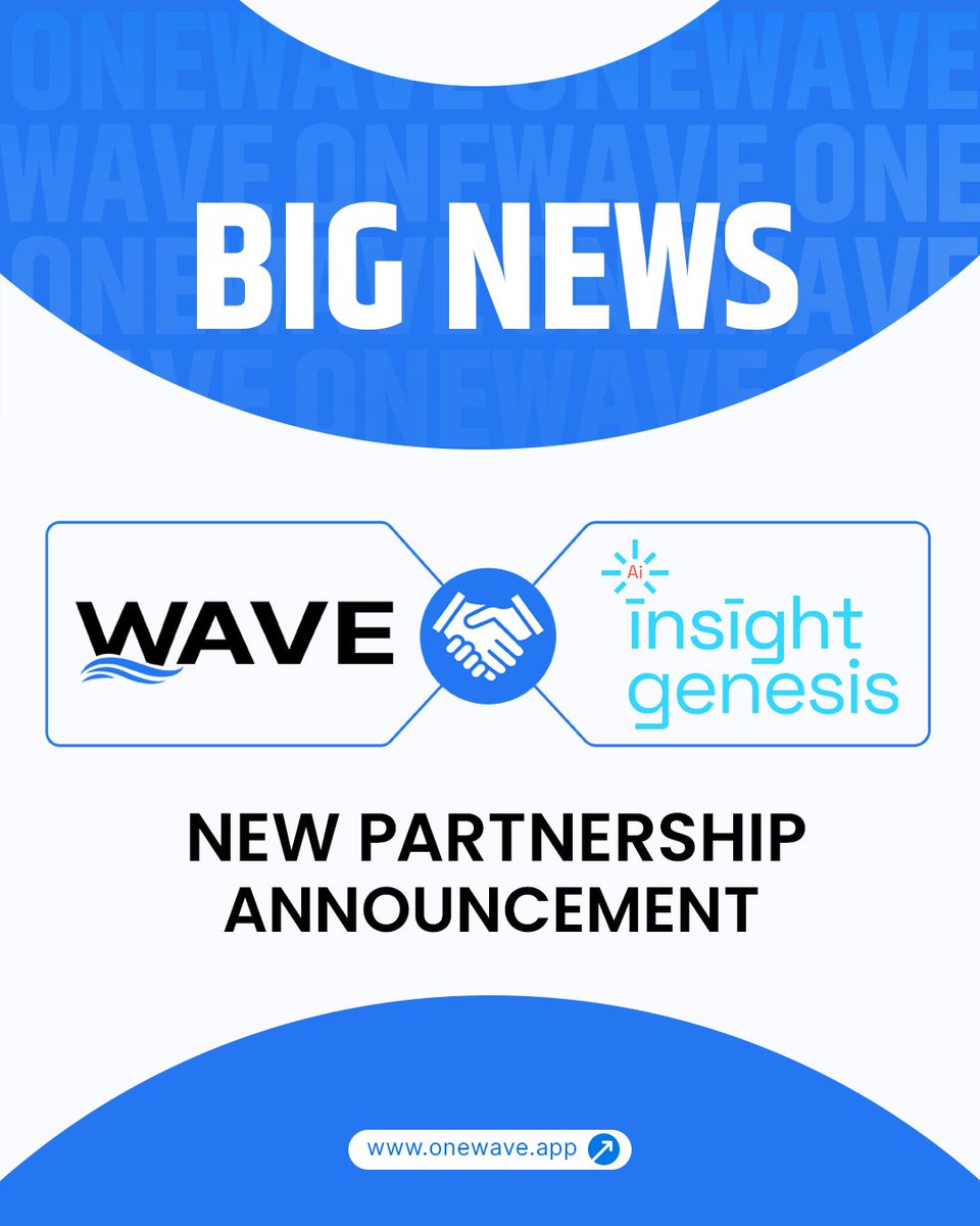 onewaveapp's tweet photo. OneWave 🤝
@genesis_insight
Own. Monetize. Protect. — Your data, your rules with IGAI!
Now partnered with OneWave—connecting blockchain innovation with secure, AI-powered data control.
🌊 https://t.co/uxXYZZE7J4 | 🔍 https://t.co/g3Td34SRXG
#onewave #wavetoken #web3ai #igai https://t.co/003QbZ806T