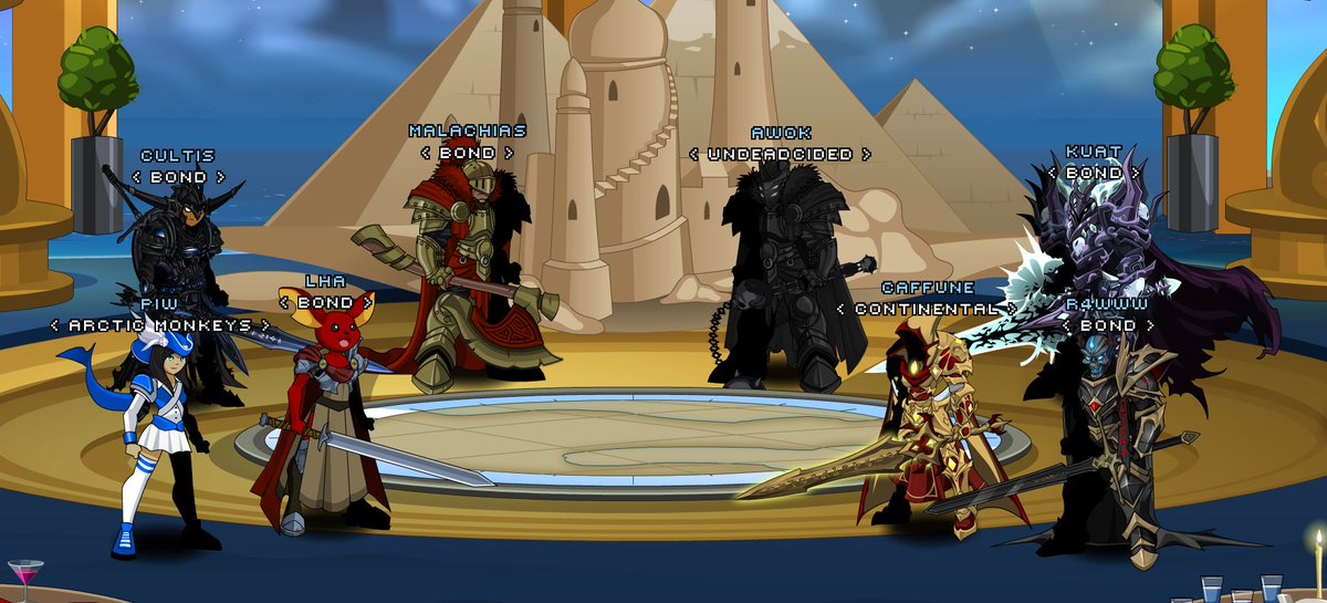 Fotbar tema ksatriah Bond dan temans malam ini. Terimakasih yang sudah join! Jangan lupa makan malem!
#aqw #bondcabe