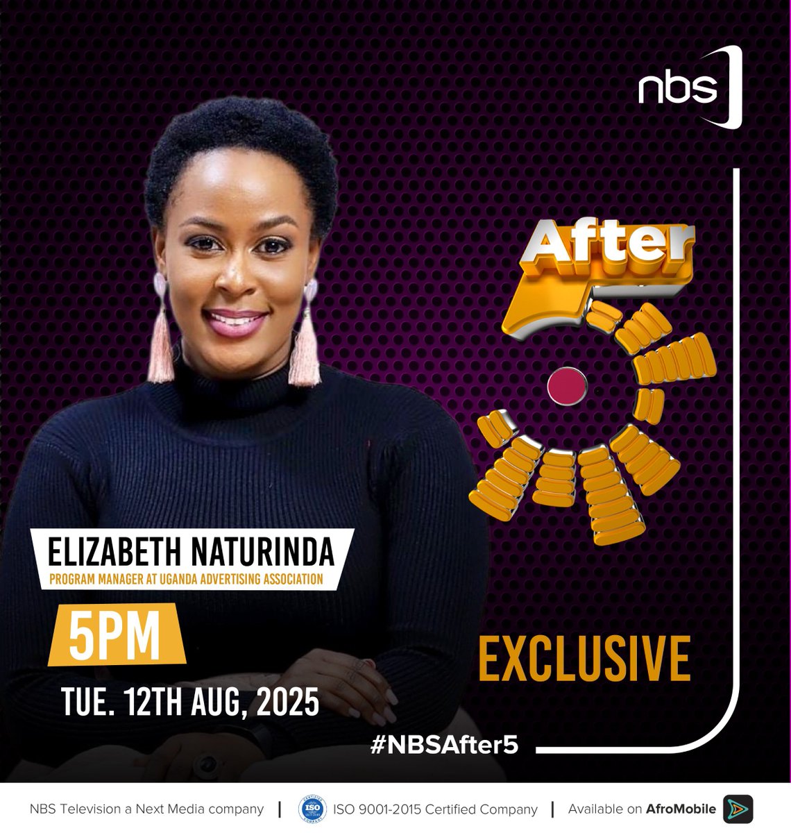 InfluencerUg1's tweet photo. We’re going LIVE on NBS After 5 today! 

We’ll be talking all things #SilverbackAwards25 , innovation, quality, relevance, and why bold ideas matter. 

Plus, how to enter 👉 https://t.co/OLrozRuQ2u https://t.co/II1IC14Jq2
