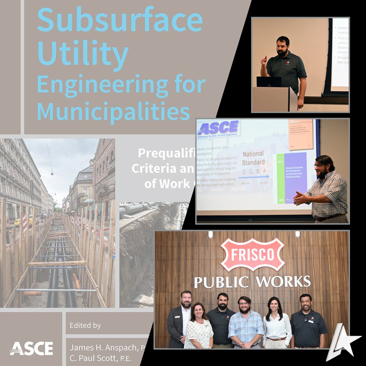 Last week, our SUE team connected with the City of Frisco for a Lunch &amp; Learn, sharing how we help municipalities reduce risk, avoid costly surprises &amp; keep projects on track. Partnerships like this make projects smarter &amp; smoother. #SUE #LambStarEngineering