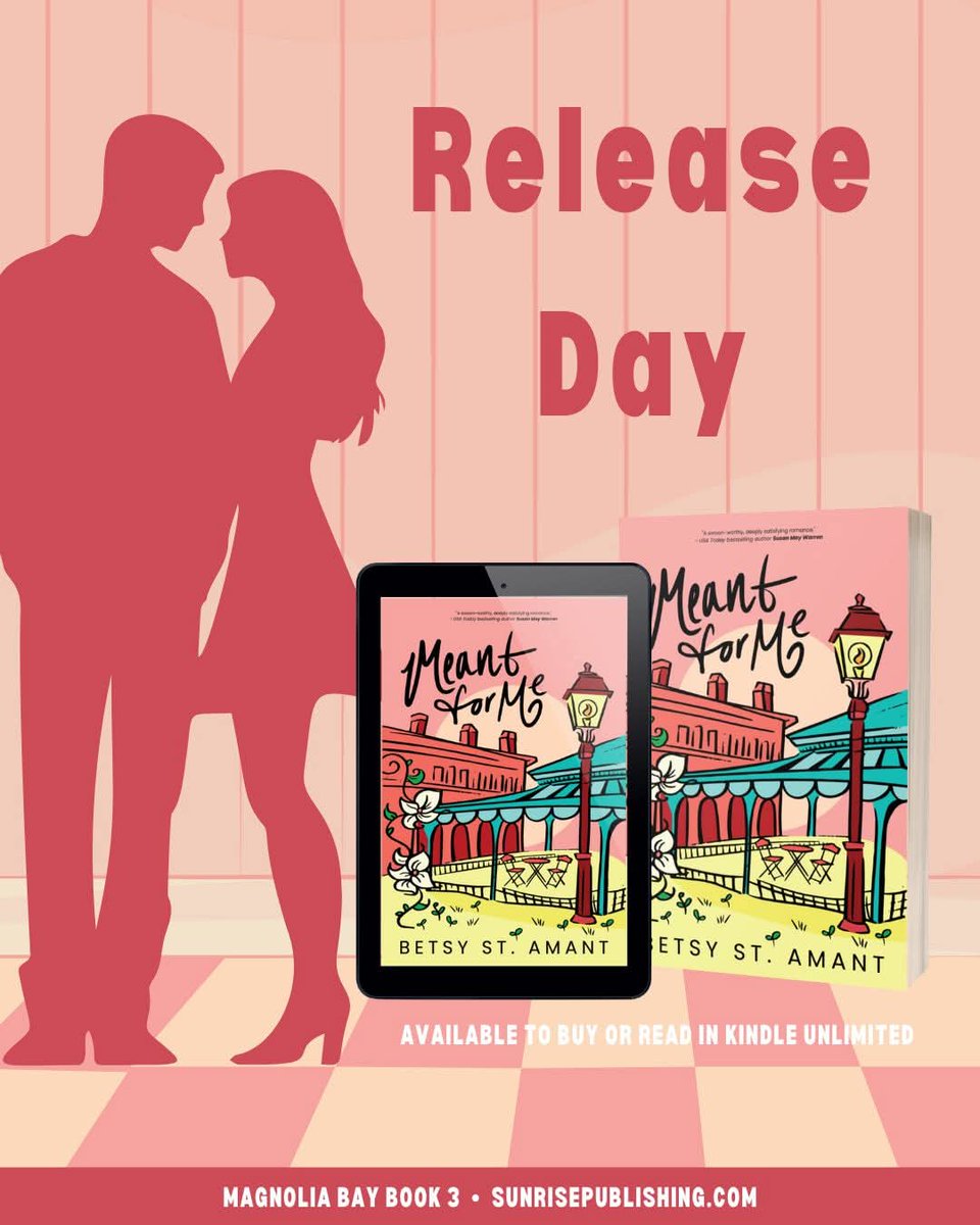 CreaJeanne's tweet photo. Happy book birthday!
Haven’t started the series yet? Book one free on Kindle until Aug 15 @betsystamant
Book 1: Where I Found You
Book 2: No Place Like Home
Book 3: Meant for Me
https://t.co/iiFfP76KUz
#meantforme #marriageofconvenience #friendstomore #closeproximity https://t.co/FA18DdbbbY