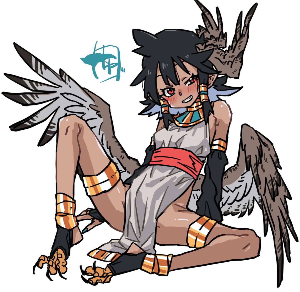 C106で大馬陸さん(@Ohbaric_PR)のとこの合同に参加します。えっち本なので要注意です!
この子、アテラちゃんを描きました。('・ω・`)

#夏はエジプト褐色娘 