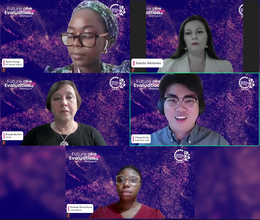Marco Segone (@msegone) on Twitter photo 🔴Live: Future of Evaluation dialogue—#YouthDay
<a href="/UNFPA/">UNFPA</a> Acting Executive Director <a href="/dienekeita/">Diene Keita</a> opened the dialogue, moderated by @OHCHR's <a href="/Agnes_wno/">Agnès</a>
Panel👇
N. Nikitenko, <a href="/eval_gpf/">GPF for Evaluation</a>
C. Wang, EvalYouth🇨🇳
<a href="/Rach_Okoronkwo/">Rachael Okoronkwo</a>, <a href="/cloneshouse/">Cloneshouse</a>
B. Bucheli, <a href="/ReLAC_eval/">ReLAC</a>
linkedin.com/events/7358839… 🔴Live: Future of Evaluation dialogue—#YouthDay
<a href="/UNFPA/">UNFPA</a> Acting Executive Director <a href="/dienekeita/">Diene Keita</a> opened the dialogue, moderated by @OHCHR's <a href="/Agnes_wno/">Agnès</a>
Panel👇
N. Nikitenko, <a href="/eval_gpf/">GPF for Evaluation</a>
C. Wang, EvalYouth🇨🇳
<a href="/Rach_Okoronkwo/">Rachael Okoronkwo</a>, <a href="/cloneshouse/">Cloneshouse</a>
B. Bucheli, <a href="/ReLAC_eval/">ReLAC</a>
linkedin.com/events/7358839…