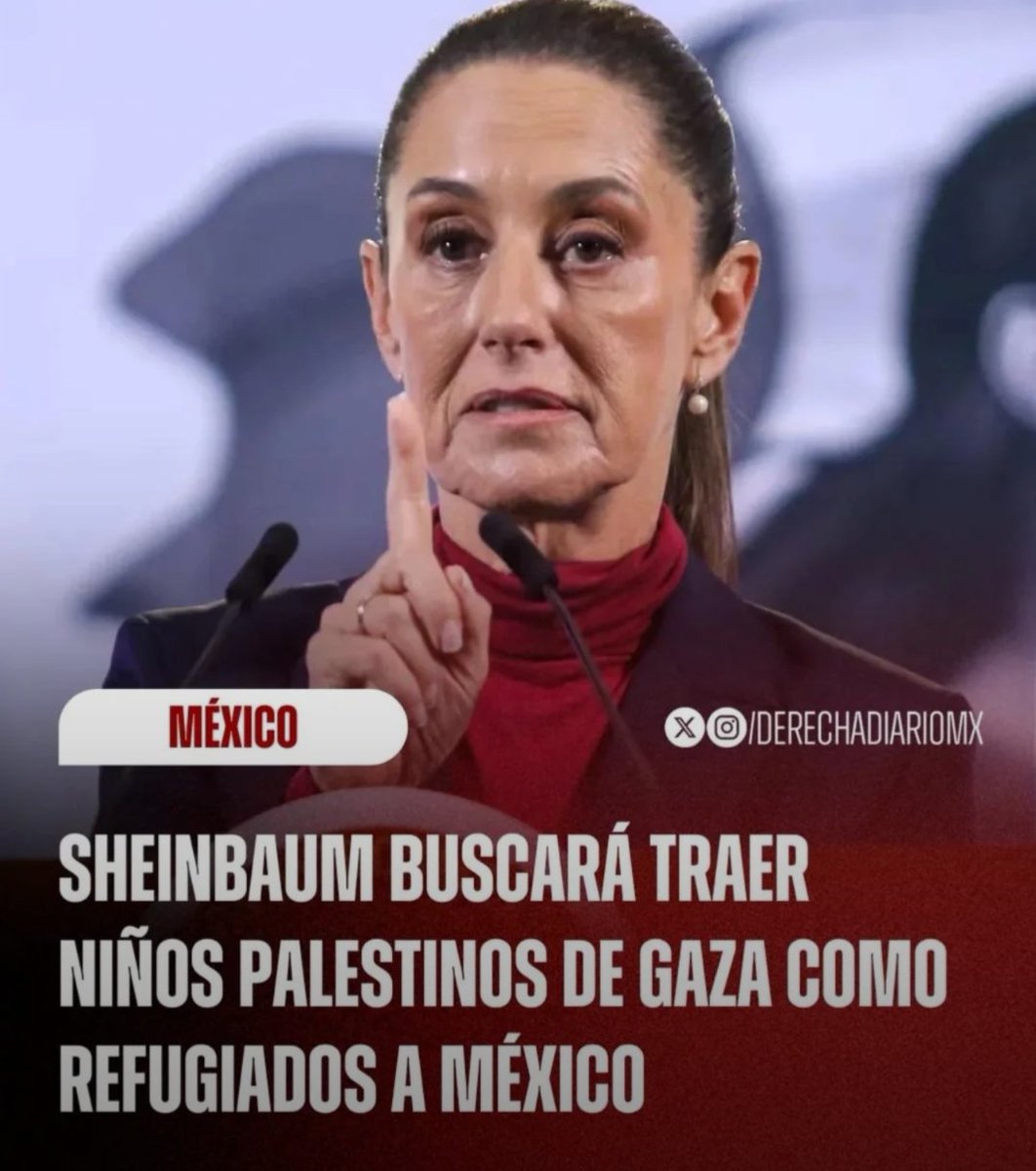 No mame Doctora Sheinbaum, ni siquiera puede darle medicamentos para los niños de aquí, y quiere traer niños Palestinos
¡YA NI LA CHINGA!🙄🤦🏽‍♂️
