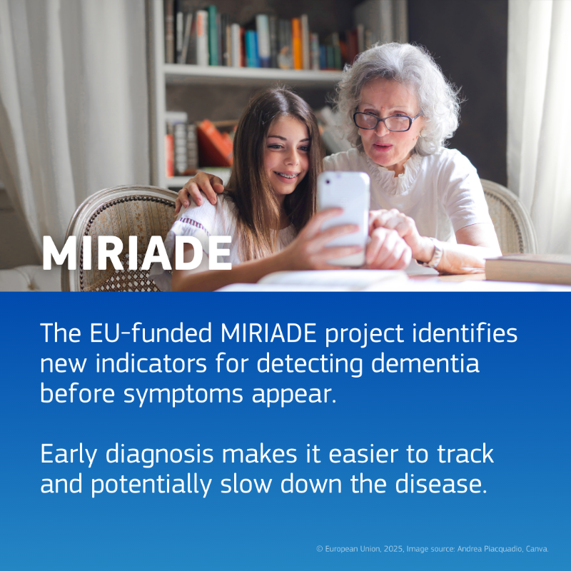 EUgreenresearch's tweet photo. How is AI transforming life sciences? 

Explore inspiring stories where artificial intelligence accelerates research, bringing innovative healthcare solutions: https://t.co/ZHWfI1SBC7

Swipe left to discover more EU-funded projects that contribute to a healthier future for all 👉