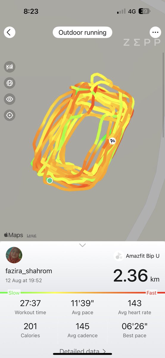 fs_fazira's tweet photo. I just love jog / slow jog . Puas hati betul dgn peluh yang keluar! Fresh😂🤝🙌 https://t.co/SZOafxcs6o