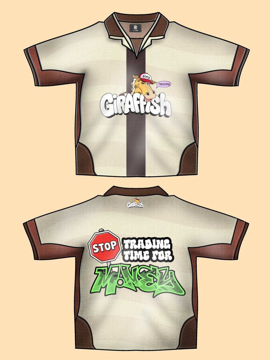 digispark_kr8ts's tweet image. Designed this outstanding Streetwear T-shirt for the lifestyle brand @GarydotClub is building on Solana.
We had to bring in a Giraffish vibe.. And here comes quality 
@GaryLHenderson @giraffetowernft @GarydotClub  I hope this style meets your eye... Designed it all from scratch