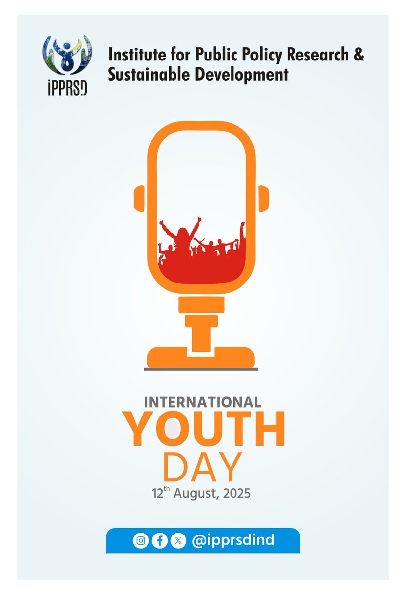 ipprsdind's tweet photo. “The youth are the architects of tomorrow’s world.” 
#happyinternationalyouthday https://t.co/YeheZf28jB
