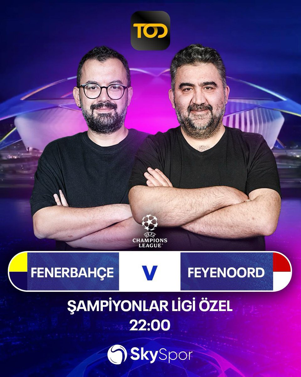 🇹🇷 Fenerbahçe v 🇳🇱 Feyenoord

🔥 Karşılaşmanın ardından canlı yayındayız!

🗣️ <a href="/UmitOzatOnline/">Ümit Özat</a> &amp; <a href="/emrezabunoglu/">Emre Zabunoğlu</a> 

İzlemek İçin: youtube.com/live/ZJFtFWzdc…