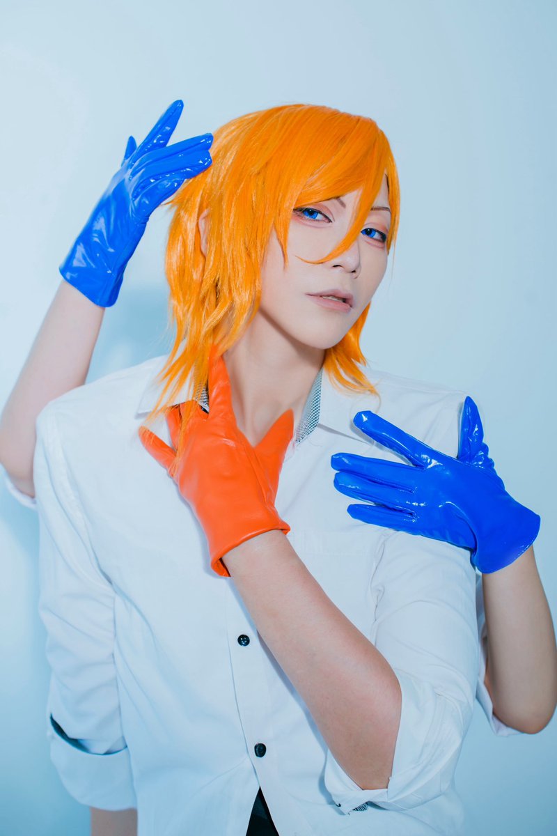 sknatumi's tweet photo. 今年もメロンちゃんの神宮寺さんと撮りましたー！！🫶🏻

🧡@melon_cos 
💙@sknatumi 

Photo thanks @shiro52006 https://t.co/EFSZySnGCU
