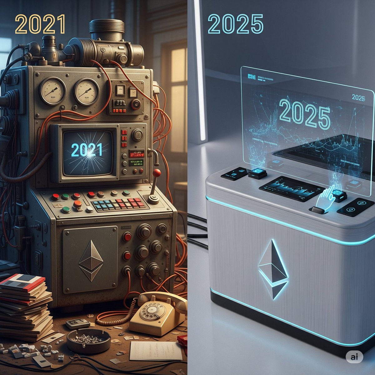 Ethereum Market Research Center (@ethereum_mrc) on Twitter photo Underpriced Revolution: Ethereum 2021 vs. 2025 ethmrc.com/underpriced-re… by <a href="/wmougayar/">William Mougayar</a> Underpriced Revolution: Ethereum 2021 vs. 2025 ethmrc.com/underpriced-re… by <a href="/wmougayar/">William Mougayar</a>