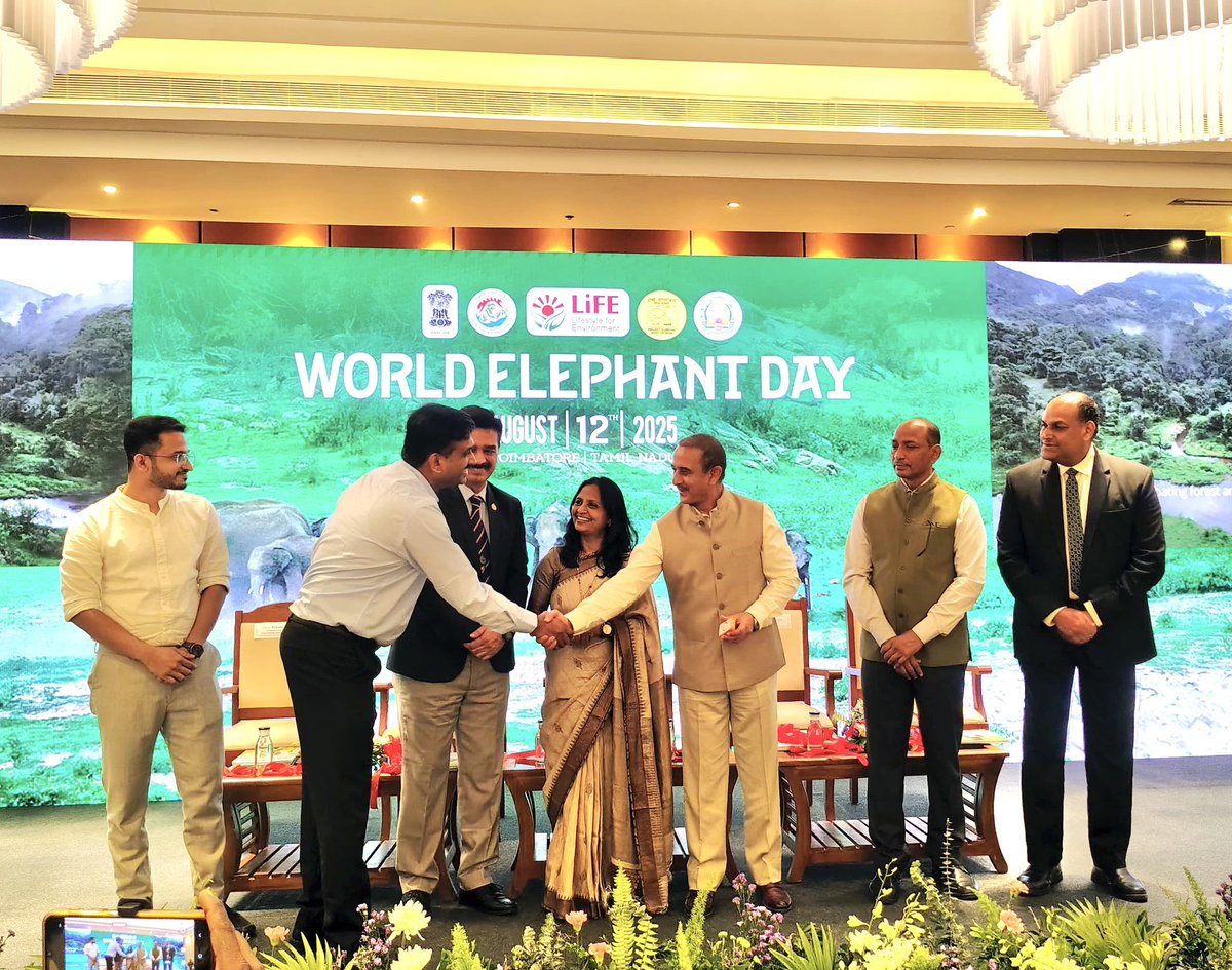 The <a href="/tnforestdept/">Tamil Nadu Forest Department</a> becomes the third state to officially launch the HAWK system in the state on the occasion of #WorldElephantDay 2025. HAWK is a forest and wildlife crime database management system developed by Wildlife Trust of India, with support from <a href="/NTTDATA/">NTT DATA (Official)</a>