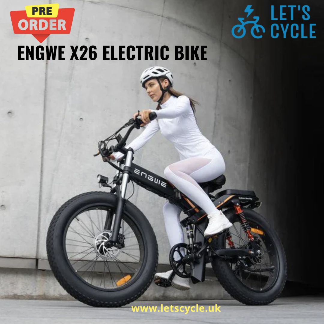 lets_cycle_uk's tweet photo. 70 N.m motor, 26x4.0 fat tires, up to 150 km range ⚡ Hydraulic disc brakes + Shimano 8-speed for smooth rides 🚲 Conquer 30° hills with ease! #LetsCycle #EngweX26 #Ebike #FatTires #AdventureReady https://t.co/UwGHrMJKQF