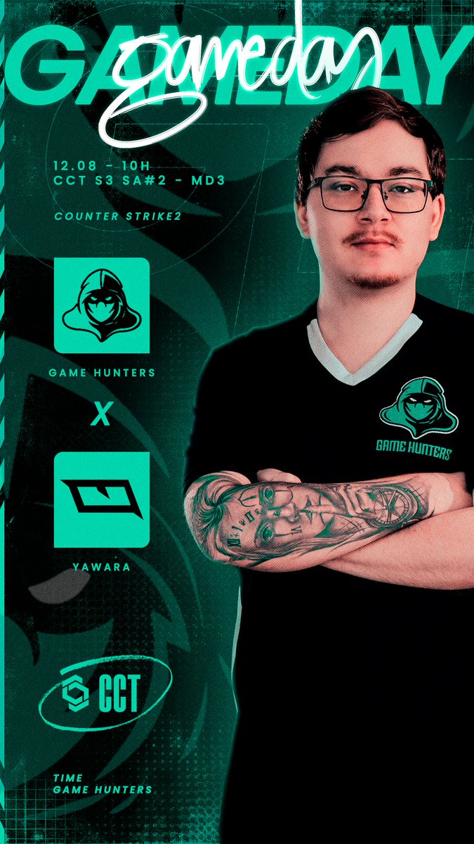 GameHunters (@gamehunterscs2) on Twitter photo Daqui a alguns minutos teremos mais uma partida pelo <a href="/CCT_CS/">Champion of Champions Tour CS2</a> valendo o resultado de 2-1 no formato suíço contra <a href="/yawaragg/">Yawara #AFeraEstaSolta</a>
#LetsHunt Daqui a alguns minutos teremos mais uma partida pelo <a href="/CCT_CS/">Champion of Champions Tour CS2</a> valendo o resultado de 2-1 no formato suíço contra <a href="/yawaragg/">Yawara #AFeraEstaSolta</a>
#LetsHunt