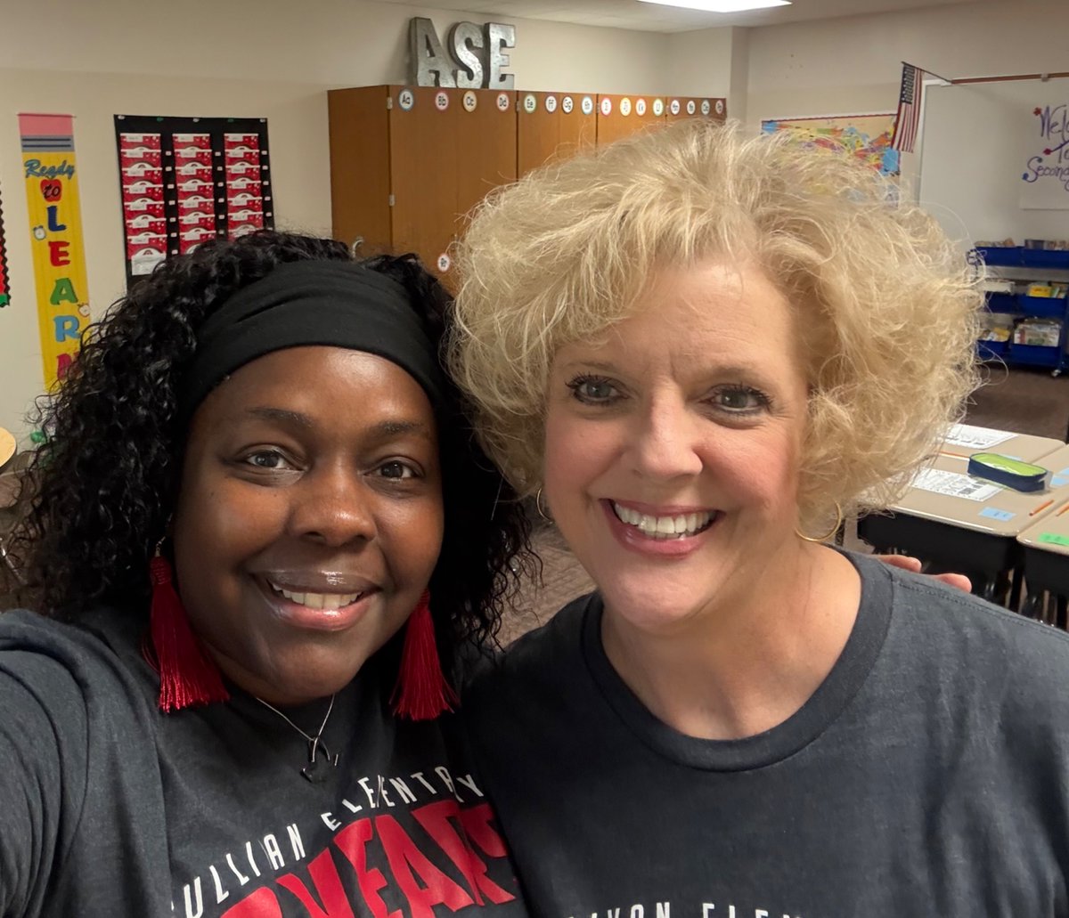 My partner and I are ready for the first day with our Second grade Dalmatians!! 🐾
<a href="/ASE_Dalmatians/">Sullivan Elementary</a> 
<a href="/FortBendISD/">Fort Bend ISD</a>
 #LevelUp