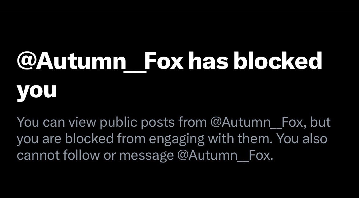Another Catholic that runs away when confronted with truth. <a href="/Autumn__Fox/">📿🏴Gunpowder&Vanilla🔫☘️</a> 

Make a ridiculous comment but don’t allow me to respond because y’all block me seconds later. 

How intellectually dishonest. The fruits of Catholicism everyone.