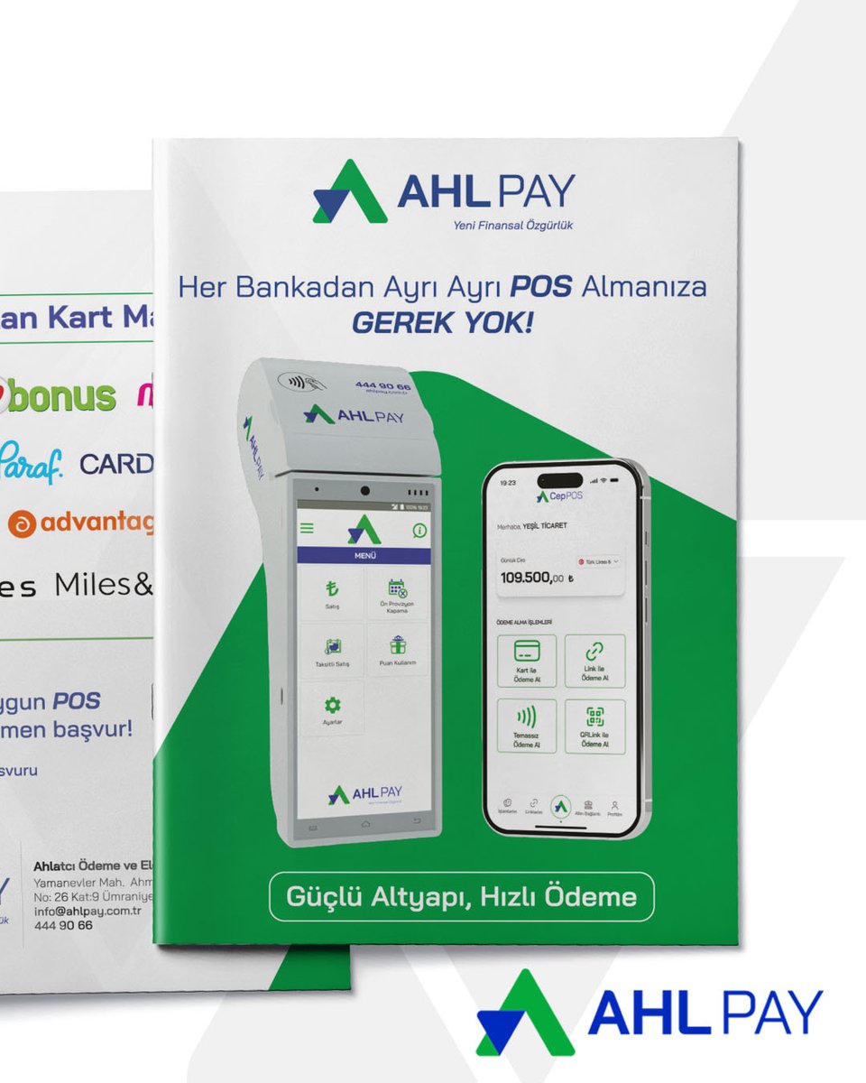 AHL_Pay's tweet image. Her bankadan ayrı POS alma derdine son! 🤩
AndroidPOS, Yazar Kasa POS, CepPOS, Sanal POS...
İhtiyacına en uygun POS’u seç, hemen başvur, ertesi gün kullanmaya başla!✨

Hemen başvur ahlpay.com.tr/basvuru

 #AHLPay #AndroidPOS #CepPOS #SanalPOS #YazaKasaPOS