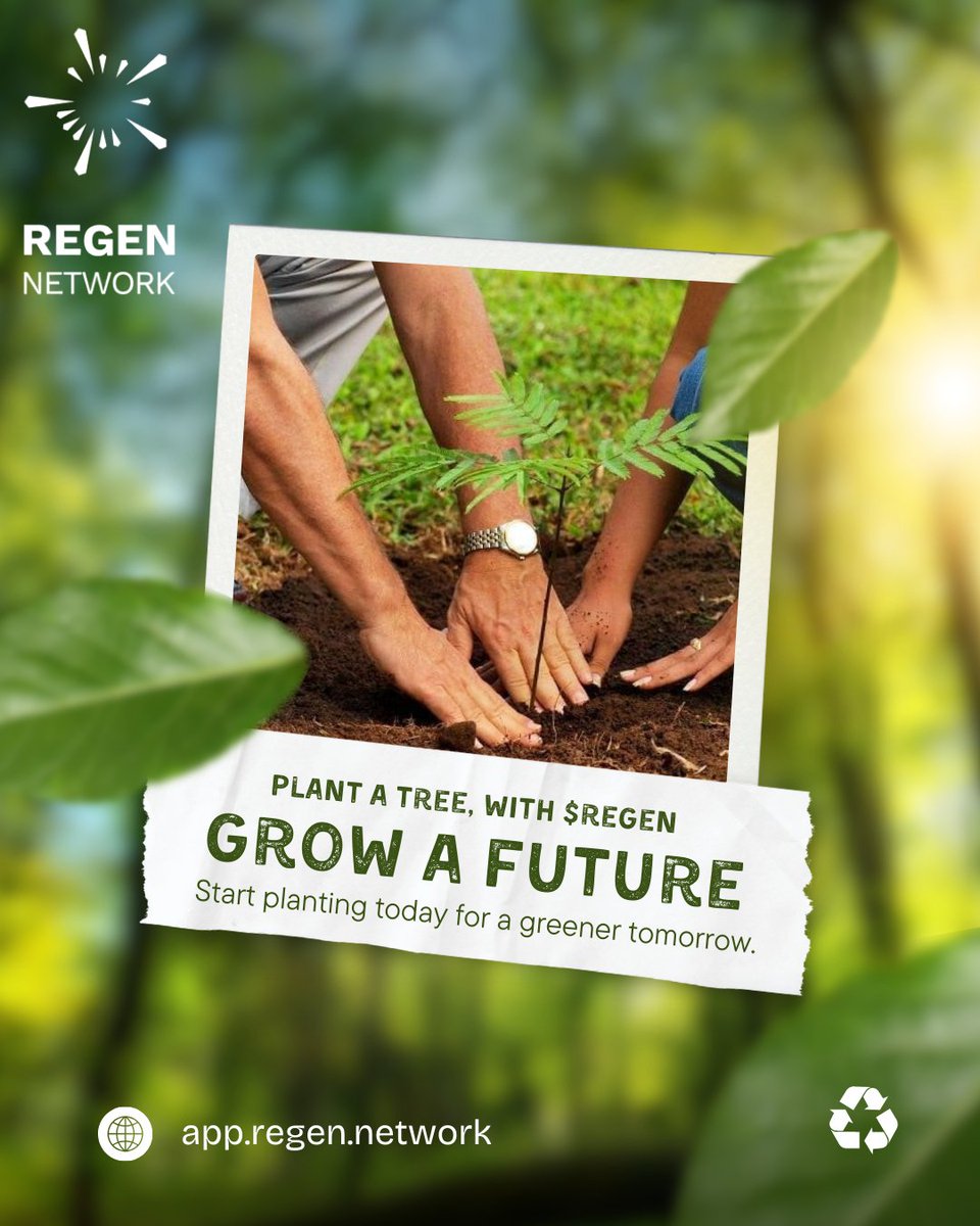 Waheed zafar (@waheedzafar8) on Twitter photo Did you know your planted tree in Pakistan can live forever on blockchain?
With <a href="/regen_network/">Regen Network</a> , each tree is registered & its carbon impact is visible to all.
Plant a tree, share your planting photo in our Telegram & earn $REGEN.
t.me/regen_network_โฆ
#Regen #Pakistan Did you know your planted tree in Pakistan can live forever on blockchain?
With <a href="/regen_network/">Regen Network</a> , each tree is registered & its carbon impact is visible to all.
Plant a tree, share your planting photo in our Telegram & earn $REGEN.
t.me/regen_network_โฆ
#Regen #Pakistan