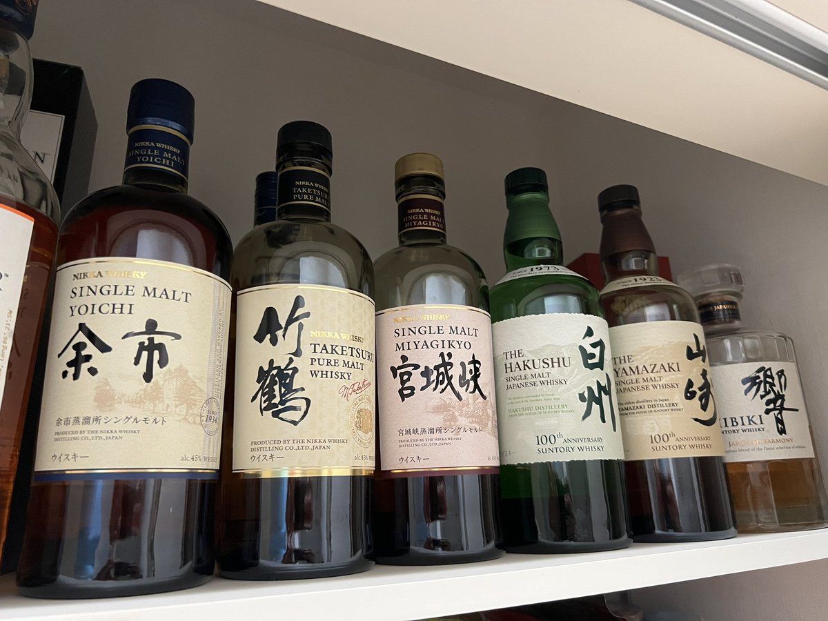 ウイスキーを１本購入するたびに喜んでいたこの頃に戻りたい。笑