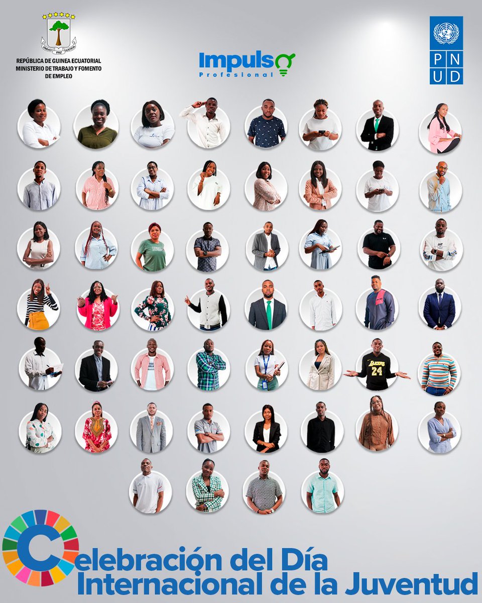 📢Hoy celebramos el Día Internacional de la #Juventud reconociendo su poder transformador ecuatoguineano, como agentes del cambio. 

Con innovación, energía y compromiso están construyendo un país más inclusivo y sostenible

#JóvenesQueTransformanGE #ImpulsoProfesionalGE