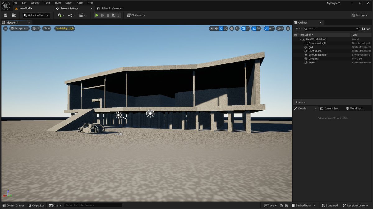 Orhandeveloper's tweet image. Unreal Engine Set Building #b3d #blender #3d #animation #gamedev #Eevee #render #UnrealEngine #fps