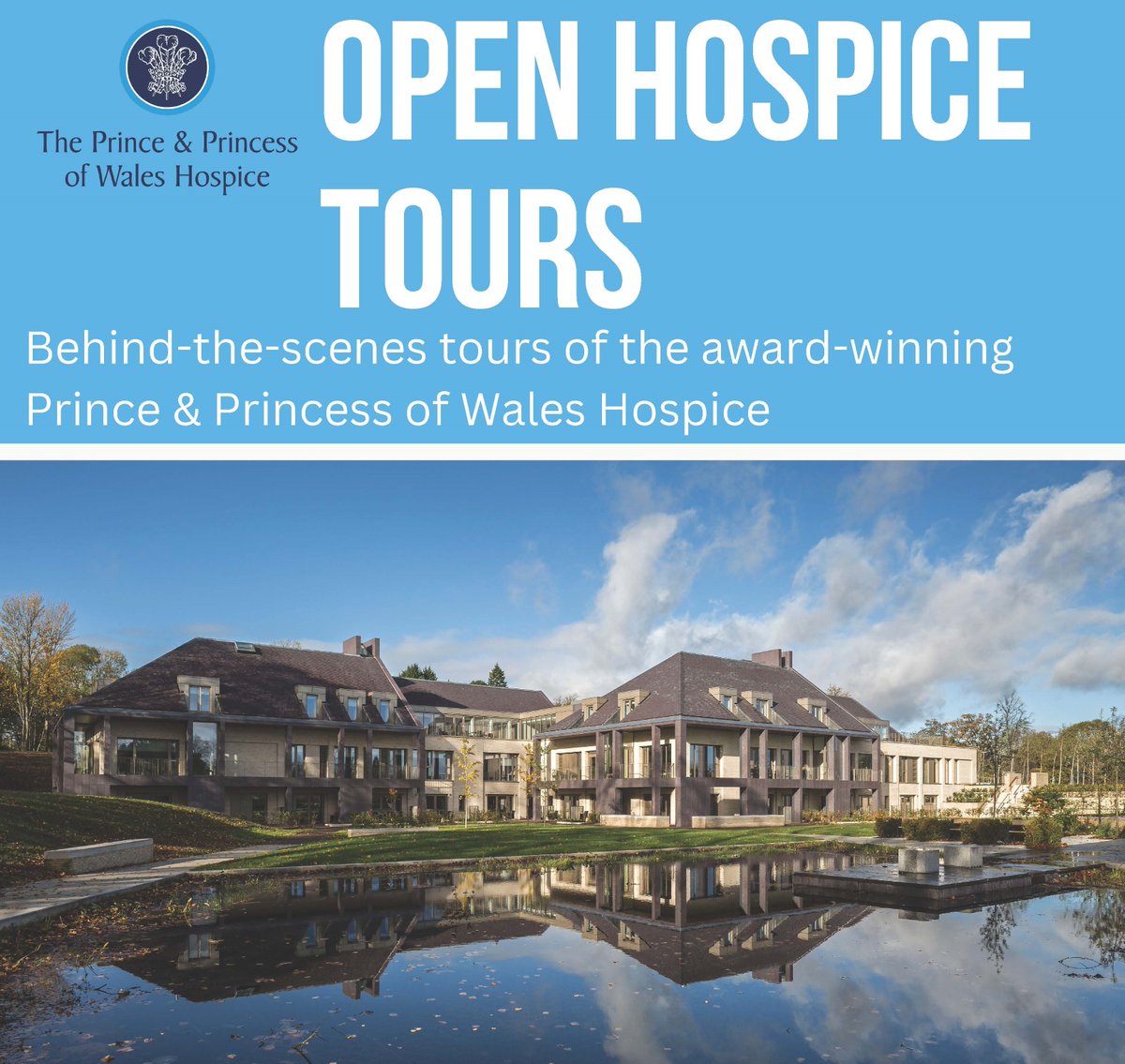 The Prince & Princess of Wales Hospice (@ppwhospice) on Twitter photo Ever wondered what happens behind the scenes at #GlasgowsHospice ?
Our next free Open Doors tour is Thursday 21 Aug at 10.30am
Click the link to book your place loom.ly/zCpWj30
<a href="/TWComms1/">Tricia Ward ๐บ๐ฆ</a> @littlescars
#community #glasgow #tour Ever wondered what happens behind the scenes at #GlasgowsHospice ?
Our next free Open Doors tour is Thursday 21 Aug at 10.30am
Click the link to book your place loom.ly/zCpWj30
<a href="/TWComms1/">Tricia Ward ๐บ๐ฆ</a> @littlescars
#community #glasgow #tour