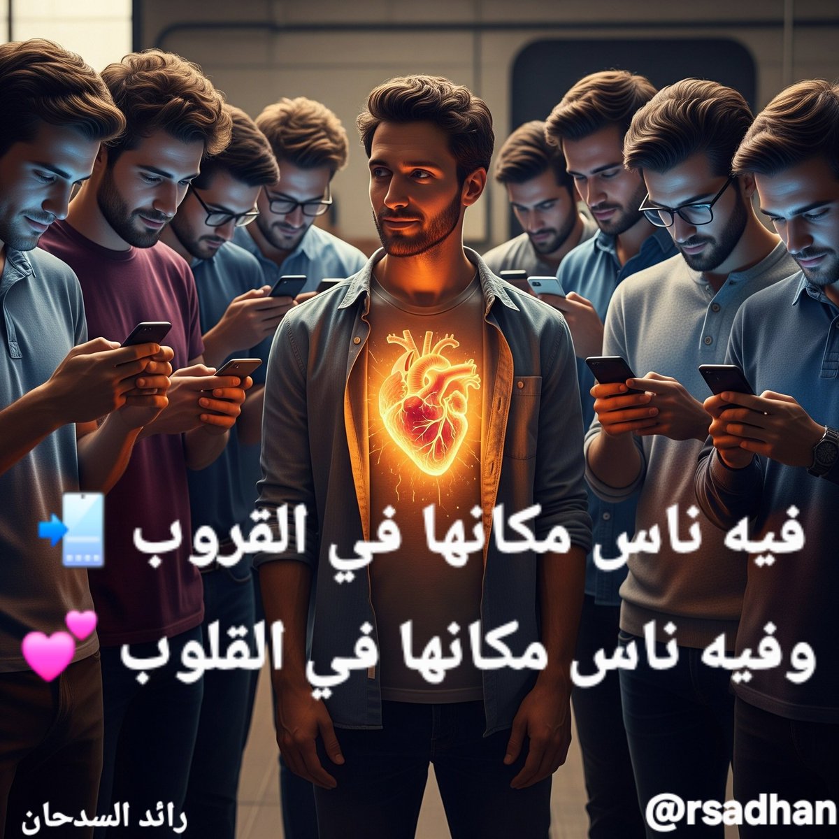 فيه ناس مكانها في القروب 📲
وفيه ناس مكانها في القلوب 💕