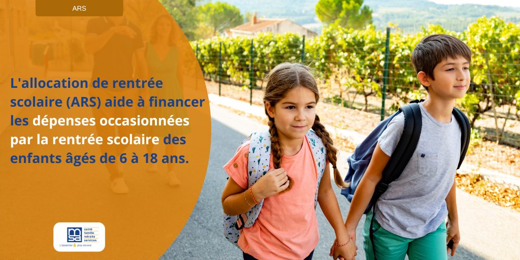 🗓️ La MSA d'Armorique versera automatiquement l'#allocation de #rentrée scolaire aux allocataires bénéficiaires

🔜à partir du 1⃣9⃣ août 2025.

En savoir plus sur les démarches et conditions de versement de l'#ARS : armorique.msa.fr/lfp/famille/al…