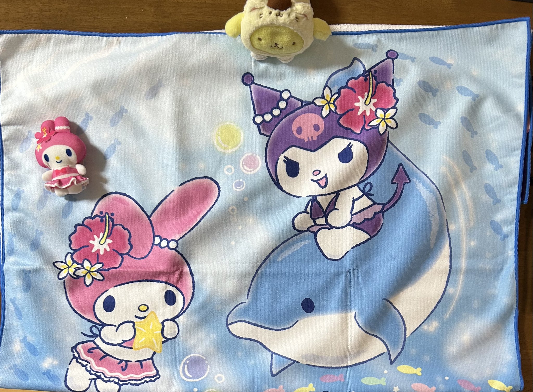 サンリオ　くるっとまわしてハローキティサマーチャレンジ！　BIGタオル 8/8（金）～「くるっとまわしてサンリオキャラクターズサマー
