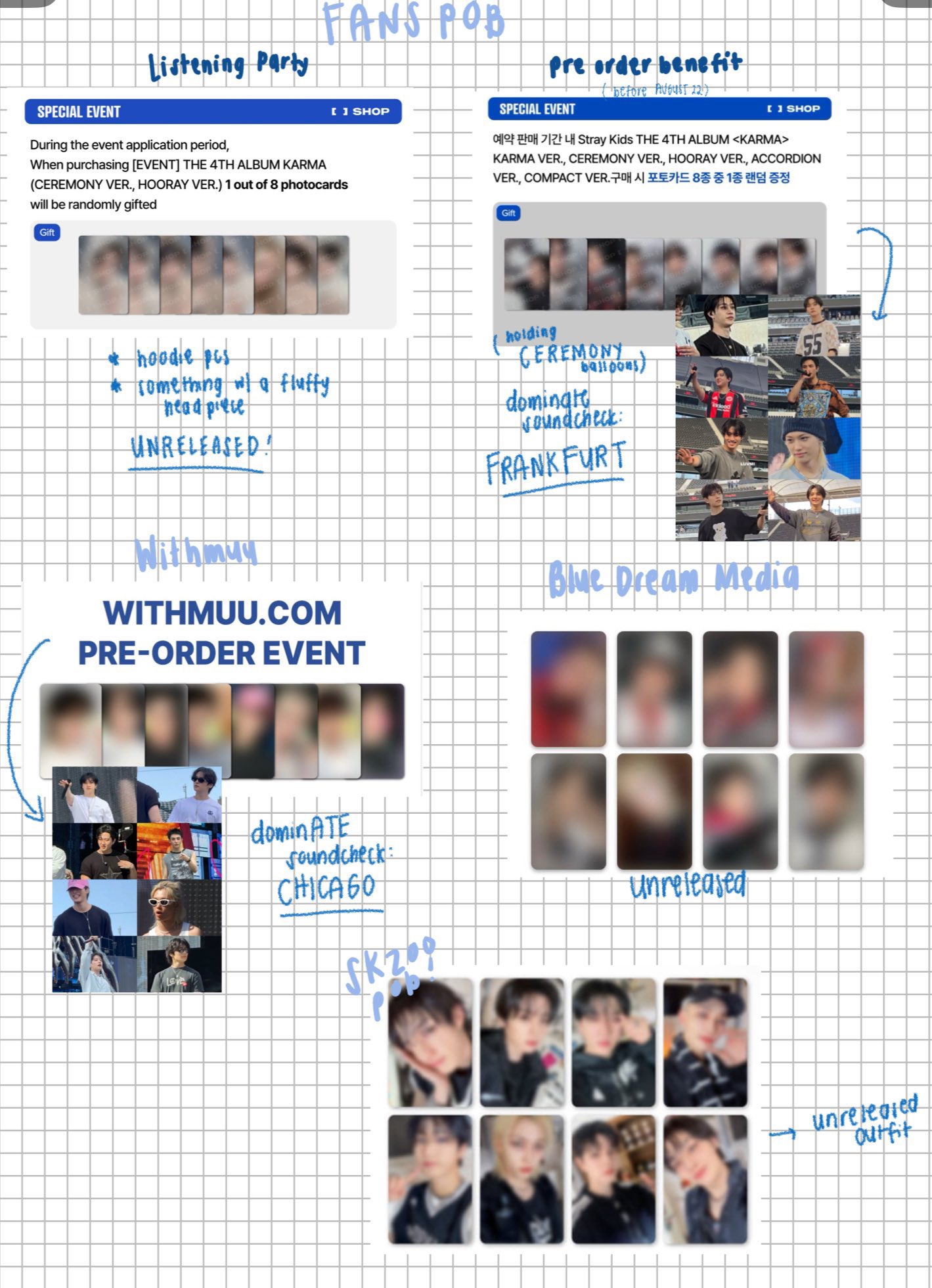 Stray Kids KARMA カルマMakestar 購入 特典 トレカ Stray Kids スキズ KARMA(カルマ)アルバム① 形態 店舗特典