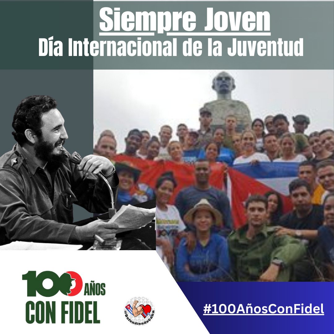 ...cuiden por siempre está Revolución.. así continúa cumpliendo con lo prometido a Fidel la gran juventud Cubana.<a href="/CubaMined/">MINED</a>,<a href="/Educa_Gtmo/">Dgeap Guantánamo Cuba</a>,<a href="/naimatrujillob/">Naima Ariatne Trujillo Barreto</a>,<a href="/yoeaberob1/">Yoel Perez Garcia</a>,<a href="/villafruel900/">Raquel Laviste Villafruela</a>.
