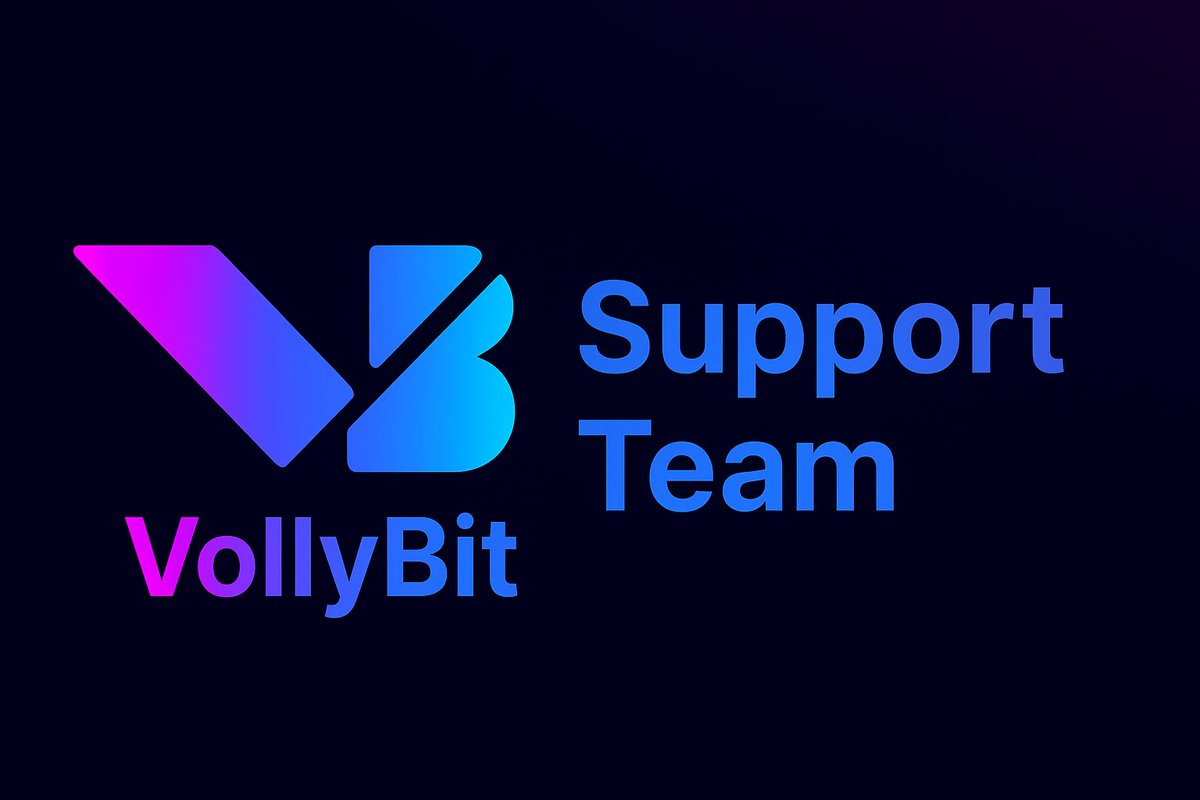 VollyBit Support tweet media